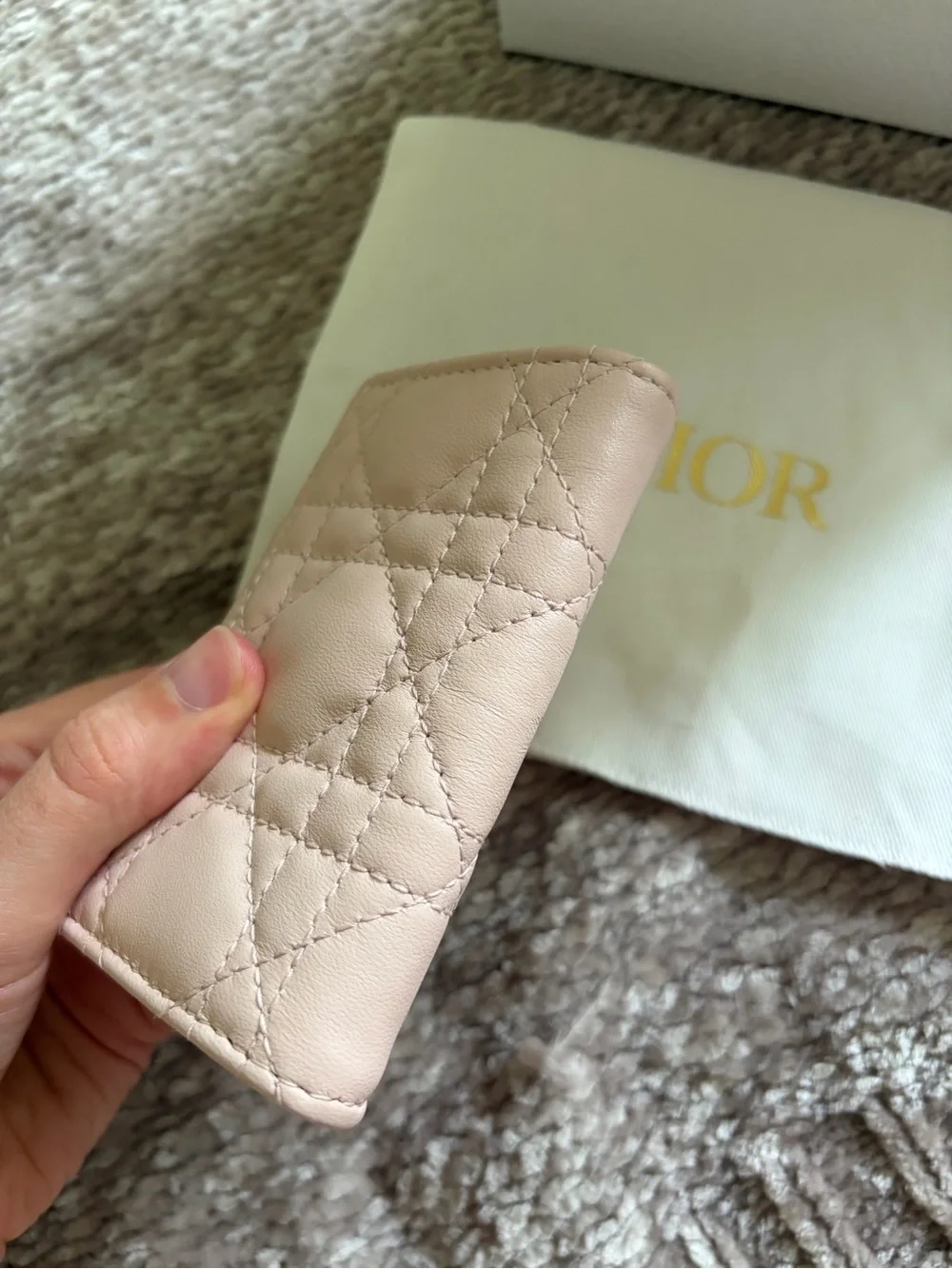 Christian Dior Jolie Glycine Wallet Powder Pink